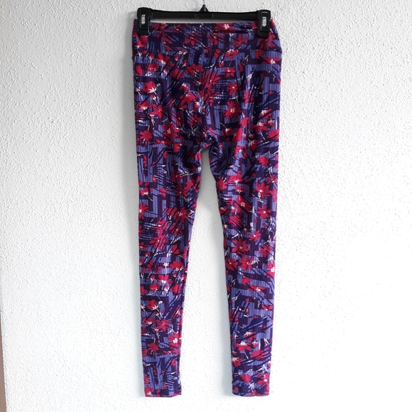 😁LuLaRoe Flower Leggings - Picture 3 of 4
